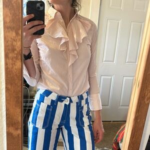 Banana Republic Ruffled Riley Shirt